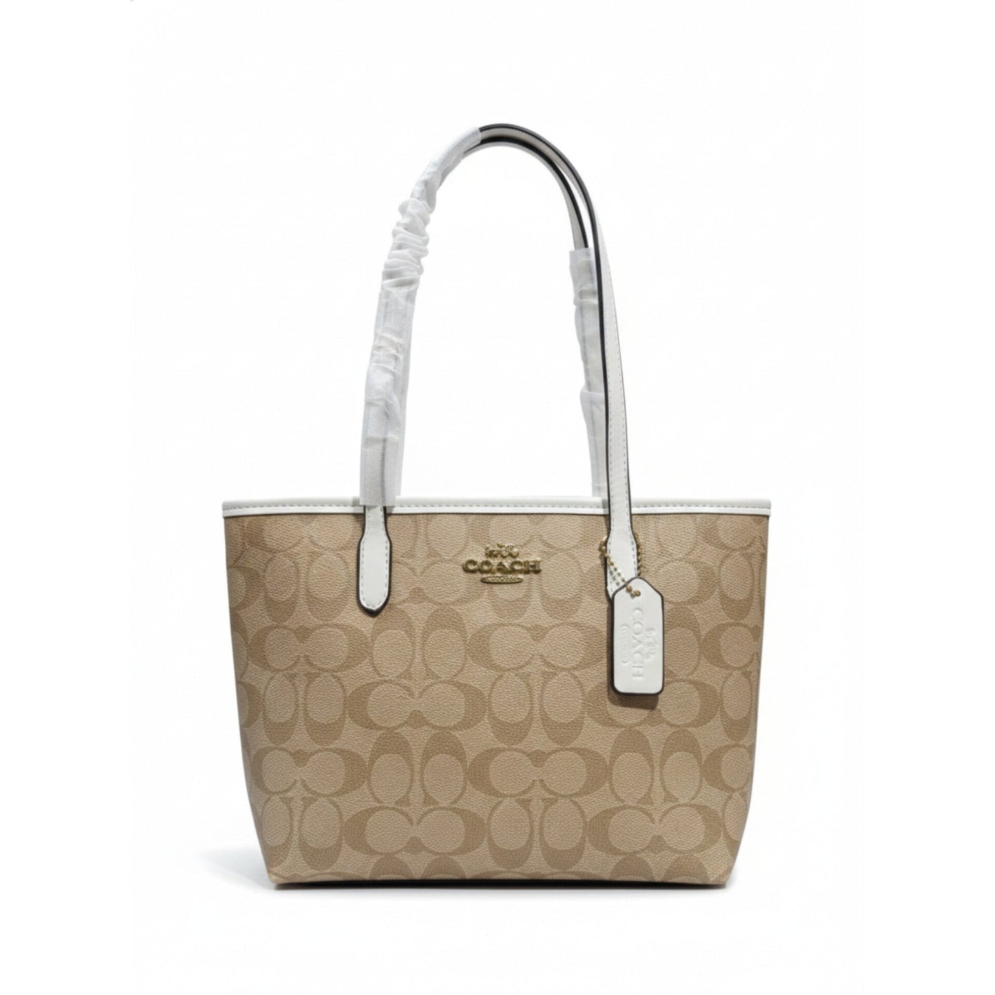 The Mini City Tote bag in signature canvas