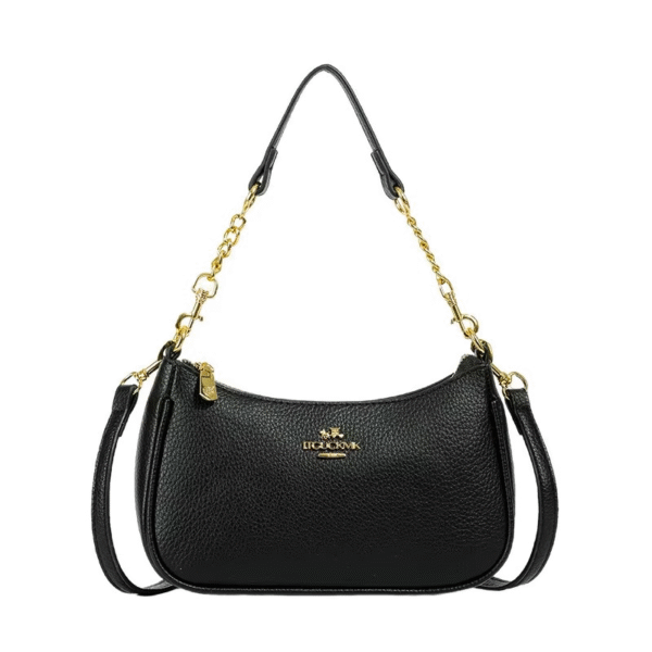 Trendy Lingge Leather Shoulder Bag