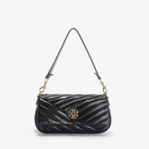 Trendy Lingge Leather Shoulder Bag