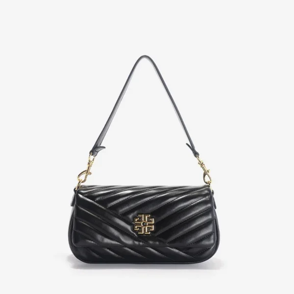 Trendy Lingge Leather Shoulder Bag